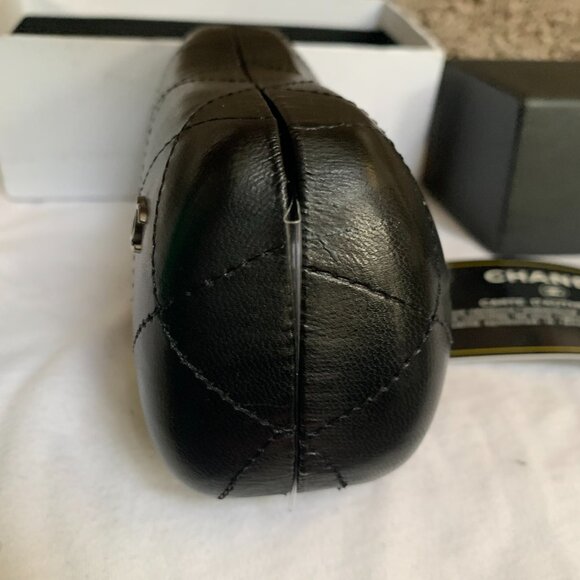 Chanel Black Clamshell Sunglasses Case With Storage Box. - Picture 8 of 12